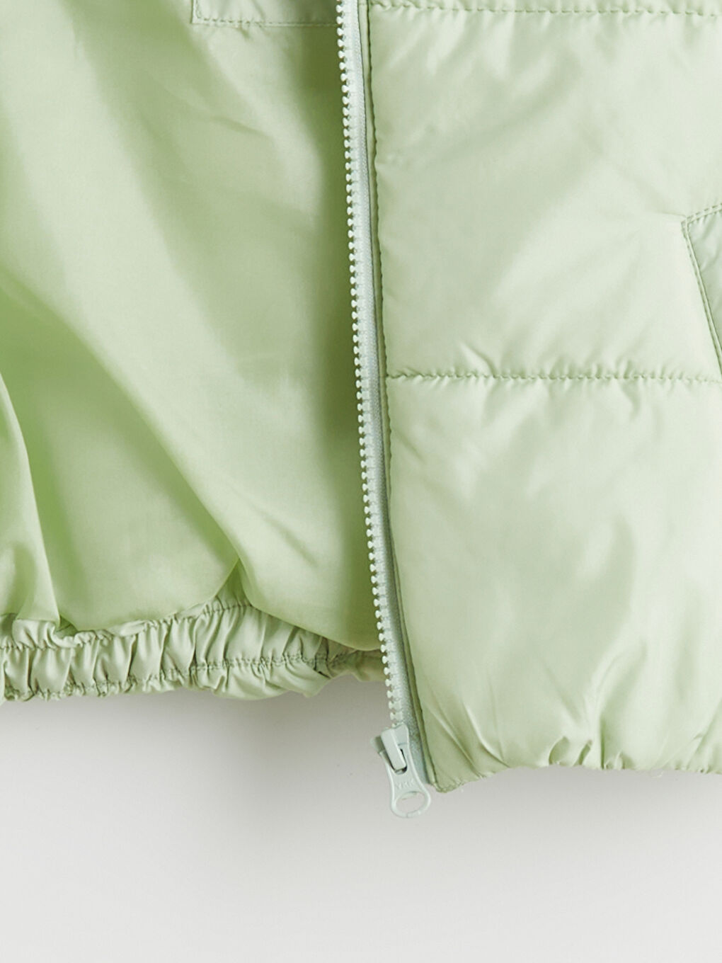 Hooded Girls' Puffer Gilet-2