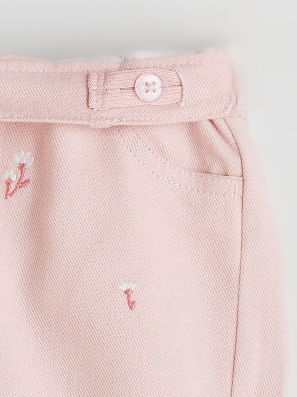 LCW Kids Elasticated Waist Floral Girls' Trousers -W53004Z1-G3K