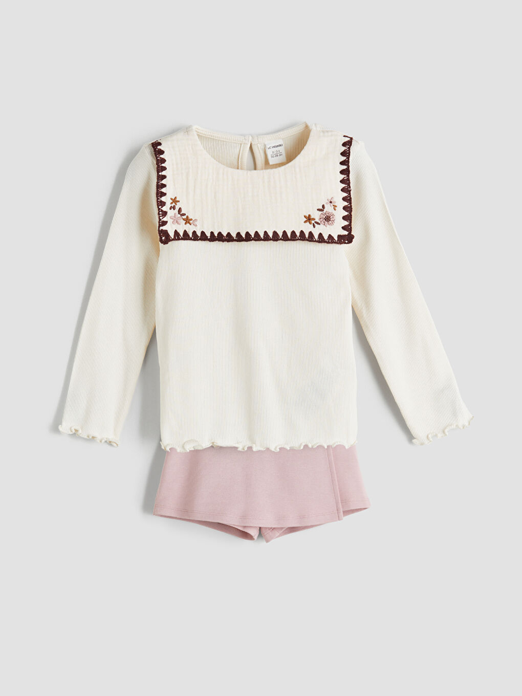 LCW Kids Girl ECRU Set -W53007Z1-FRC