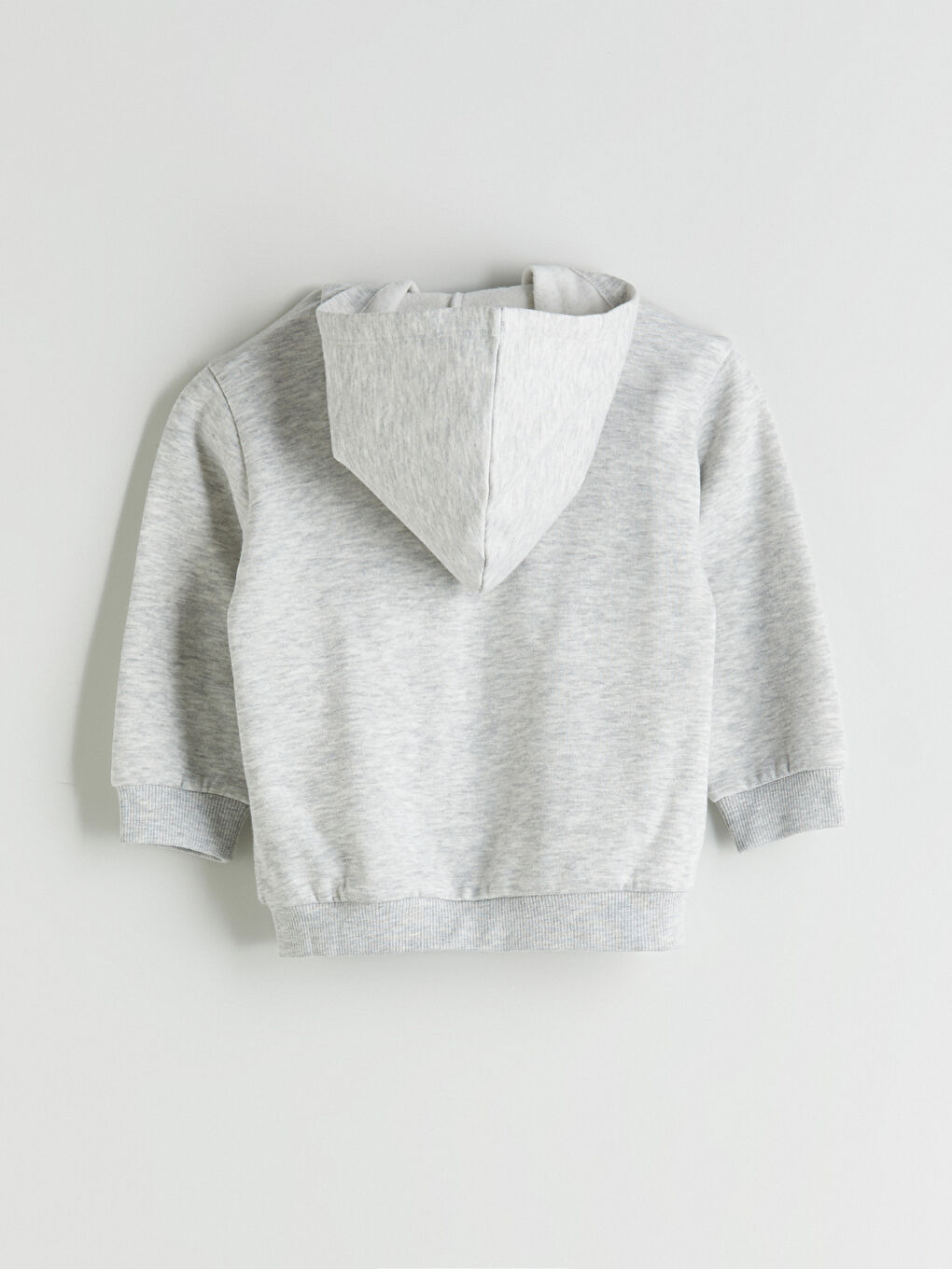 LCW Kids Hooded Long Sleeve Baby Girls' Zippered Sweatshirt -W53020Z1-CT3