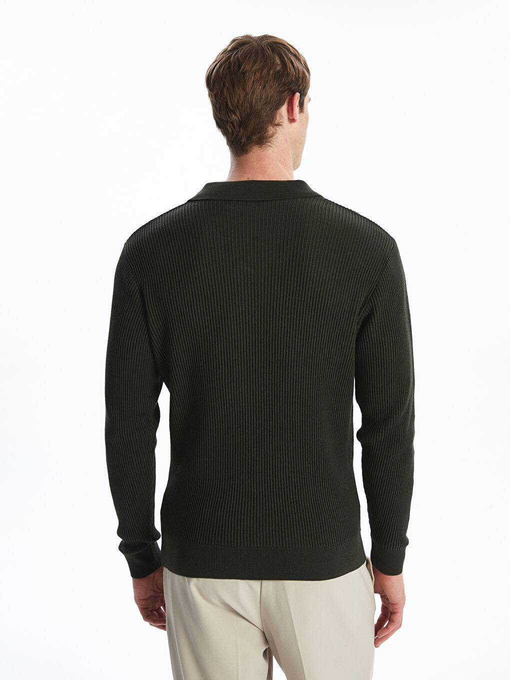 LCW Vision Polo Neck Men's Knitwear Sweater -W53026Z8-CZE