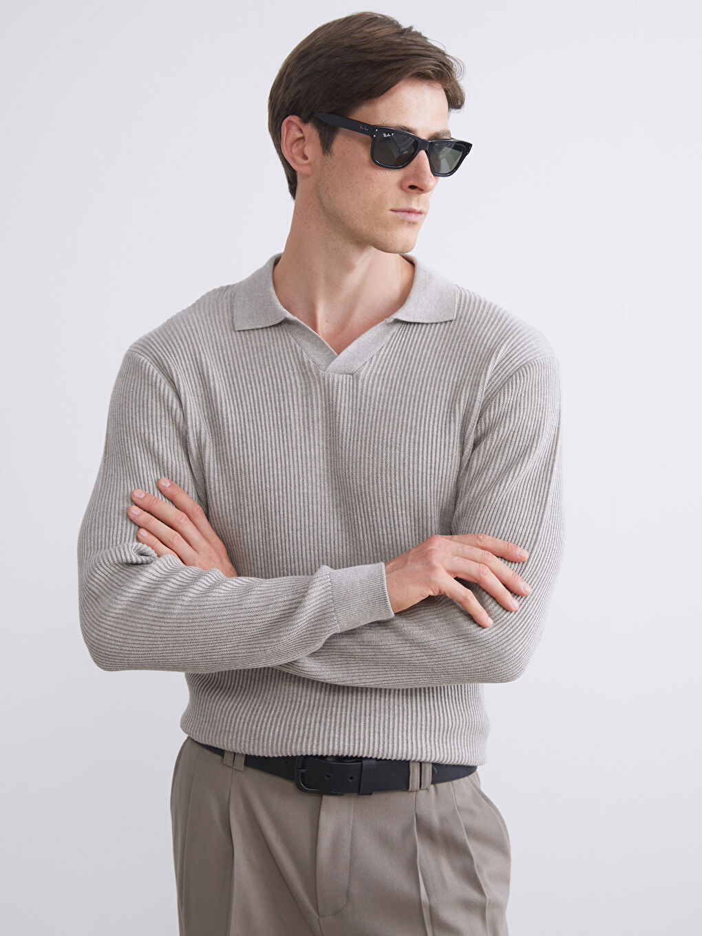 LCW Vision Polo Neck Men's Knitwear Sweater -W53026Z8-L8T