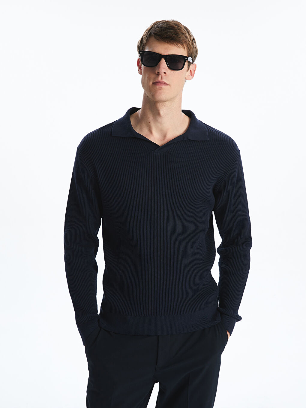 LCW Vision Polo Neck Men's Knitwear Sweater -W53026Z8-RFH