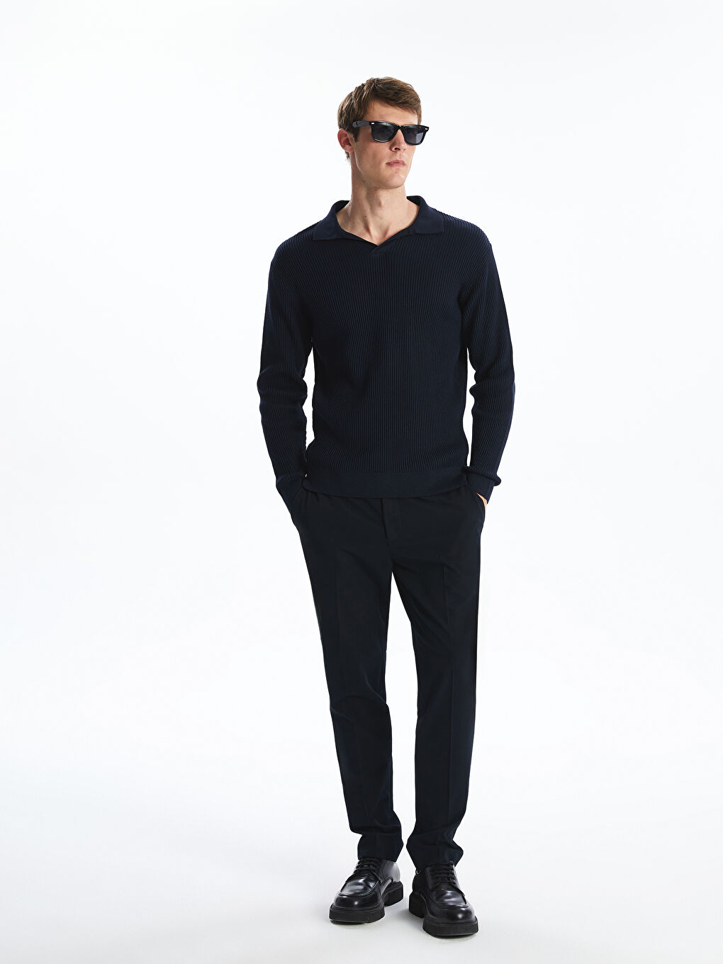 LCW Vision Polo Neck Men's Knitwear Sweater -W53026Z8-RFH