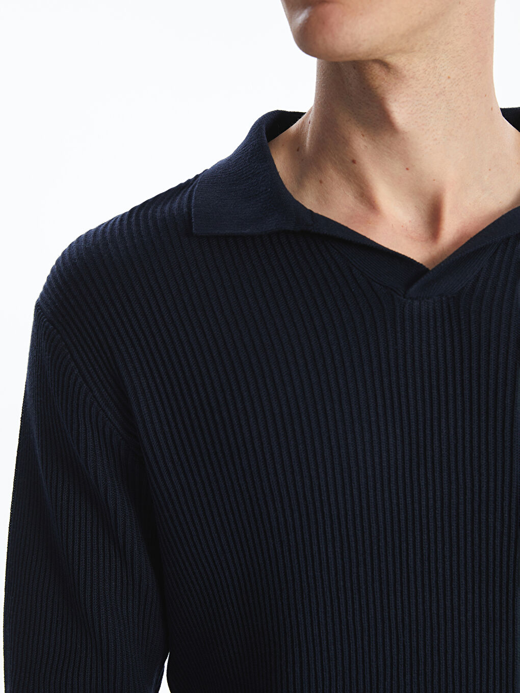 LCW Vision Polo Neck Men's Knitwear Sweater -W53026Z8-RFH