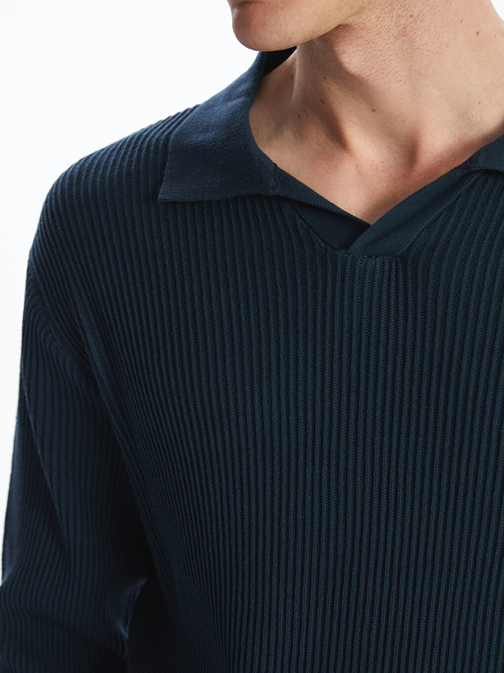 LCW Vision Polo Neck Men's Knitwear Sweater -W53026Z8-YH7