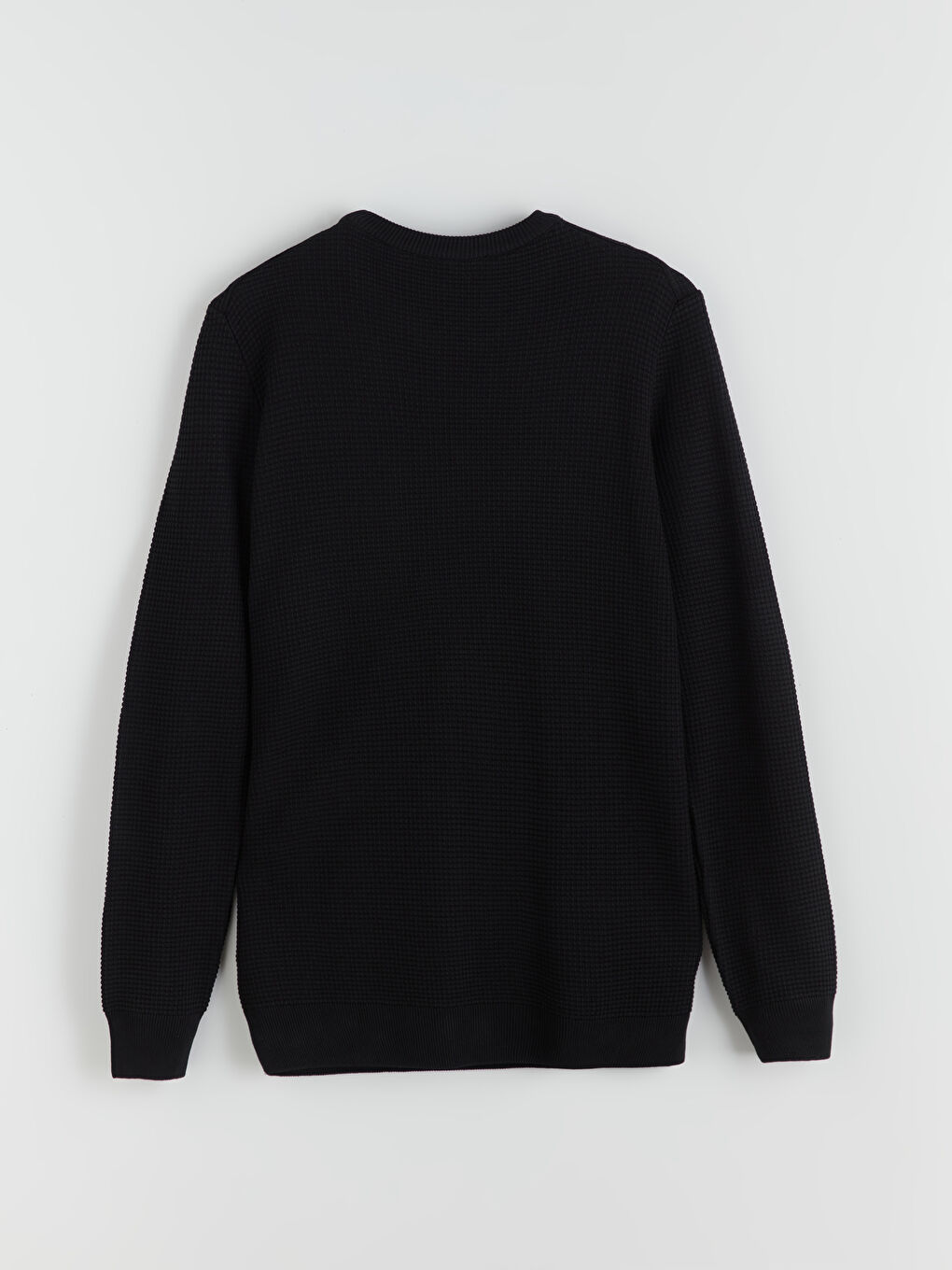 LCW Vision Crew Neck Checkered Men's Knit Sweater -W53027Z8-CVL