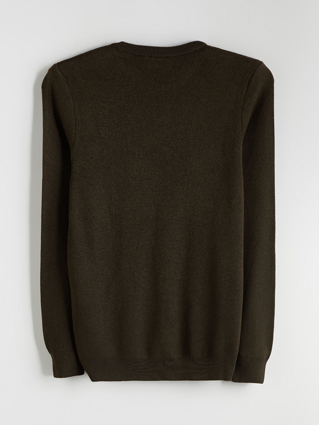 Haki Bisiklet Yaka Erkek Triko Kazak-5