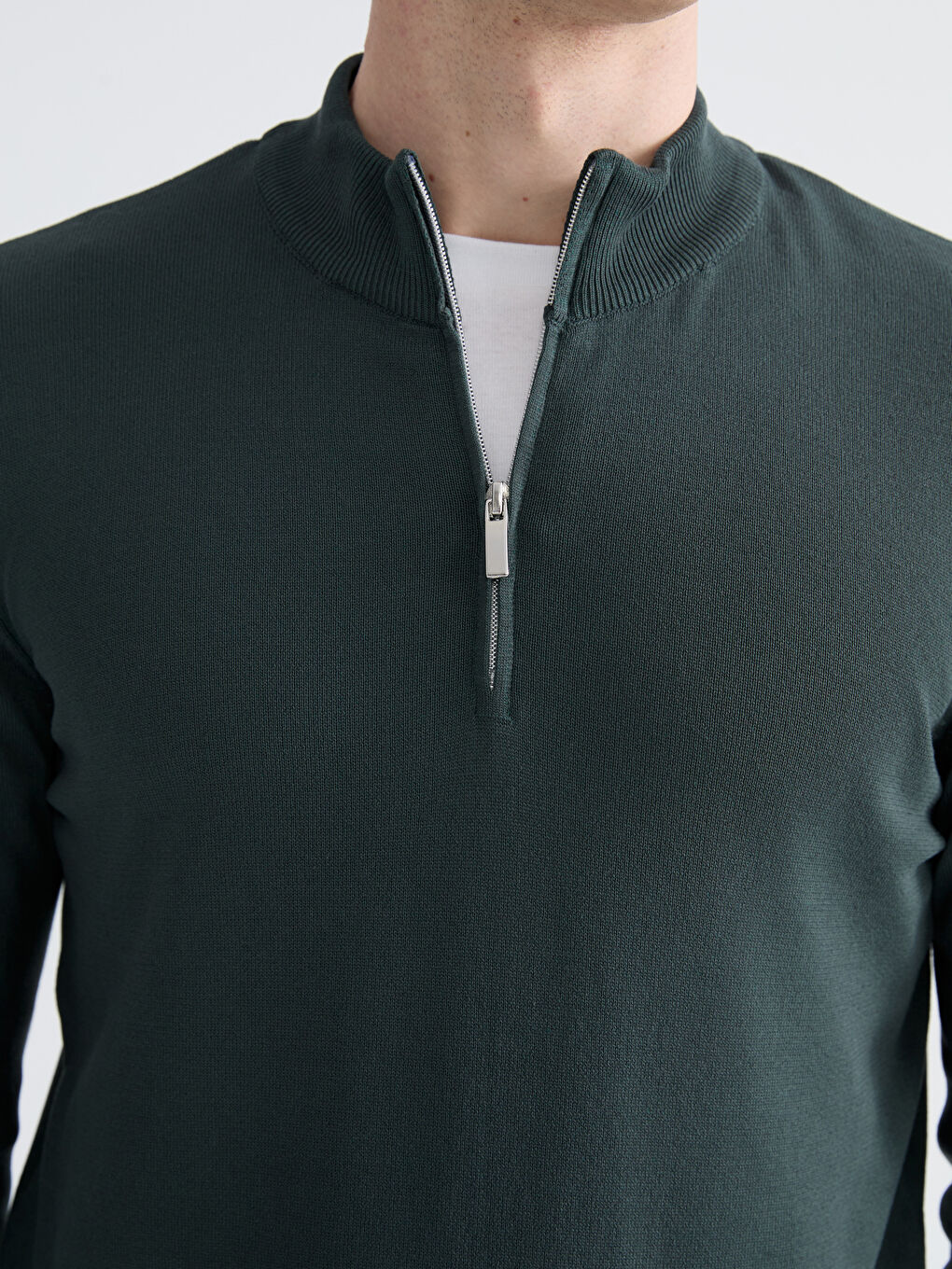 سترة تريكو بياقة عالية رجال-2