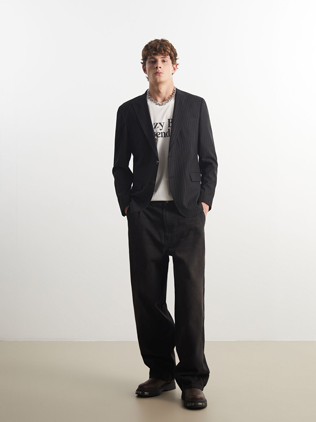 LCW Jeans Baggy Fit Men's Jeans -W53094Z8-326
