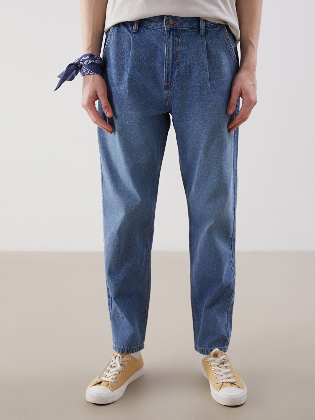 Ерлерге арналған 800 balloon fit джинс шалбар-1