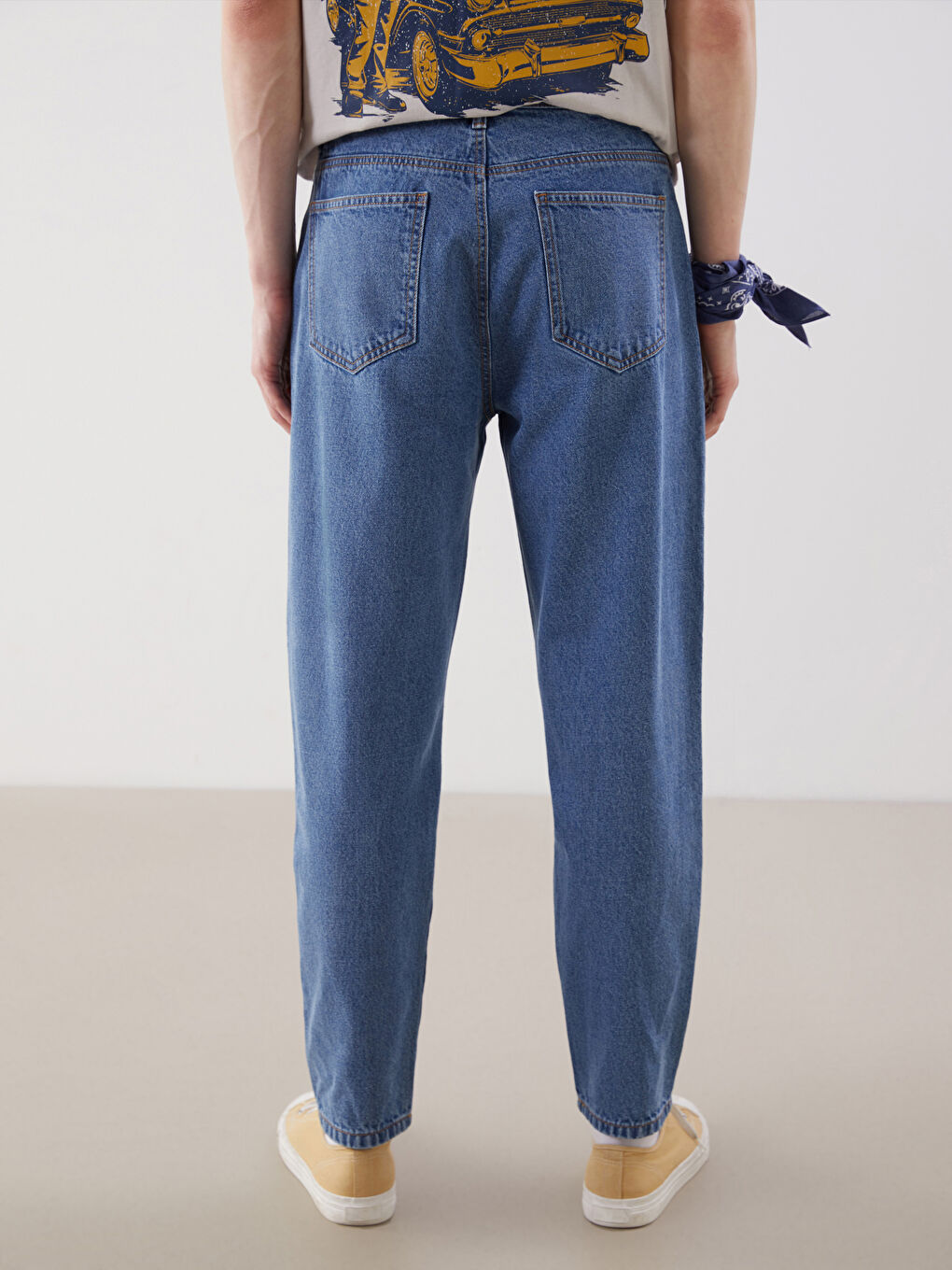 Ерлерге арналған 800 balloon fit джинс шалбар-3