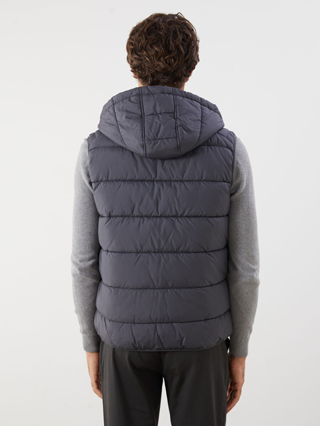 Straight Collar Men's Inflatable Vest-4