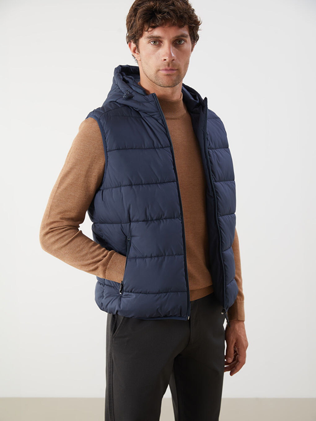 Straight Collar Men's Inflatable Vest
