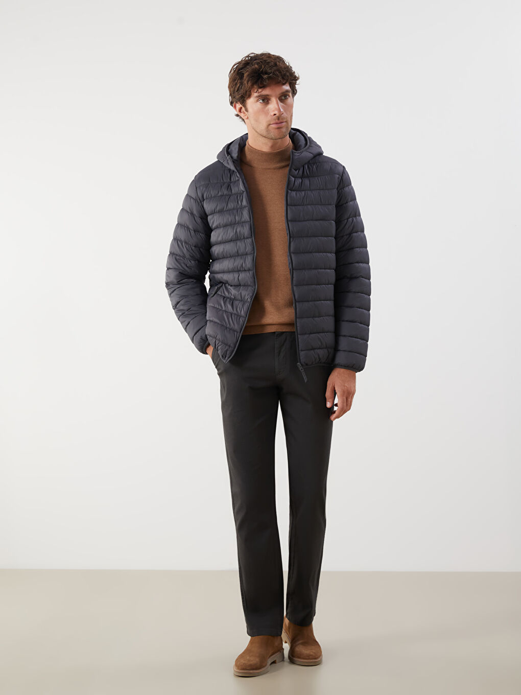 Men's Down Collar Down Jacket-1
