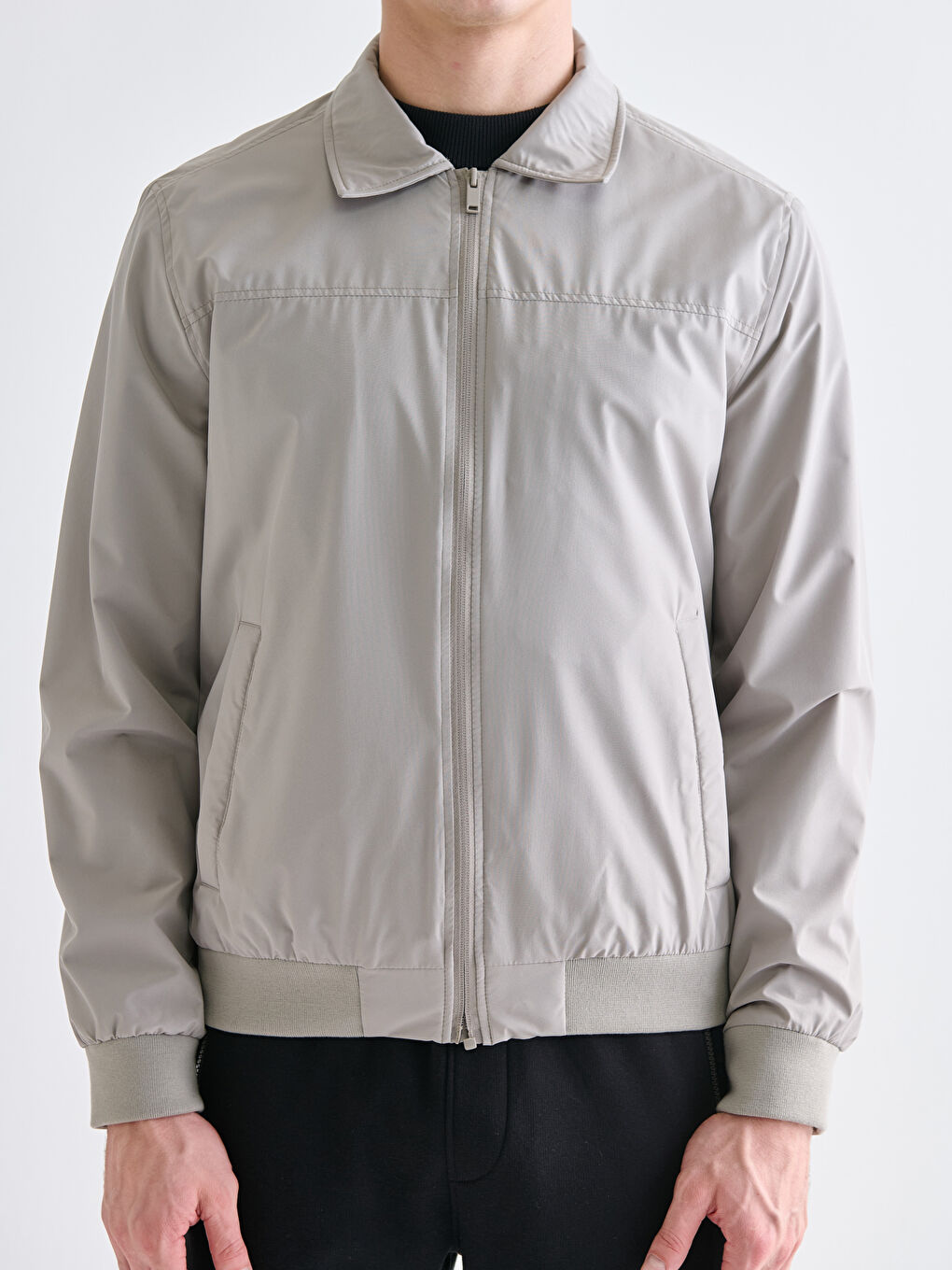 Standard Fit Collared Neck Men's Coat-2