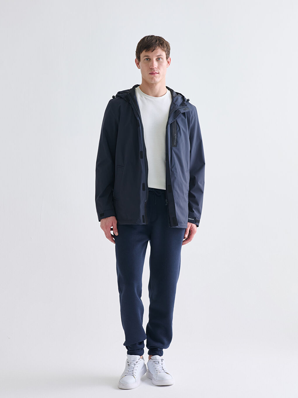 Standard Fit Hooded Men's Coat-2