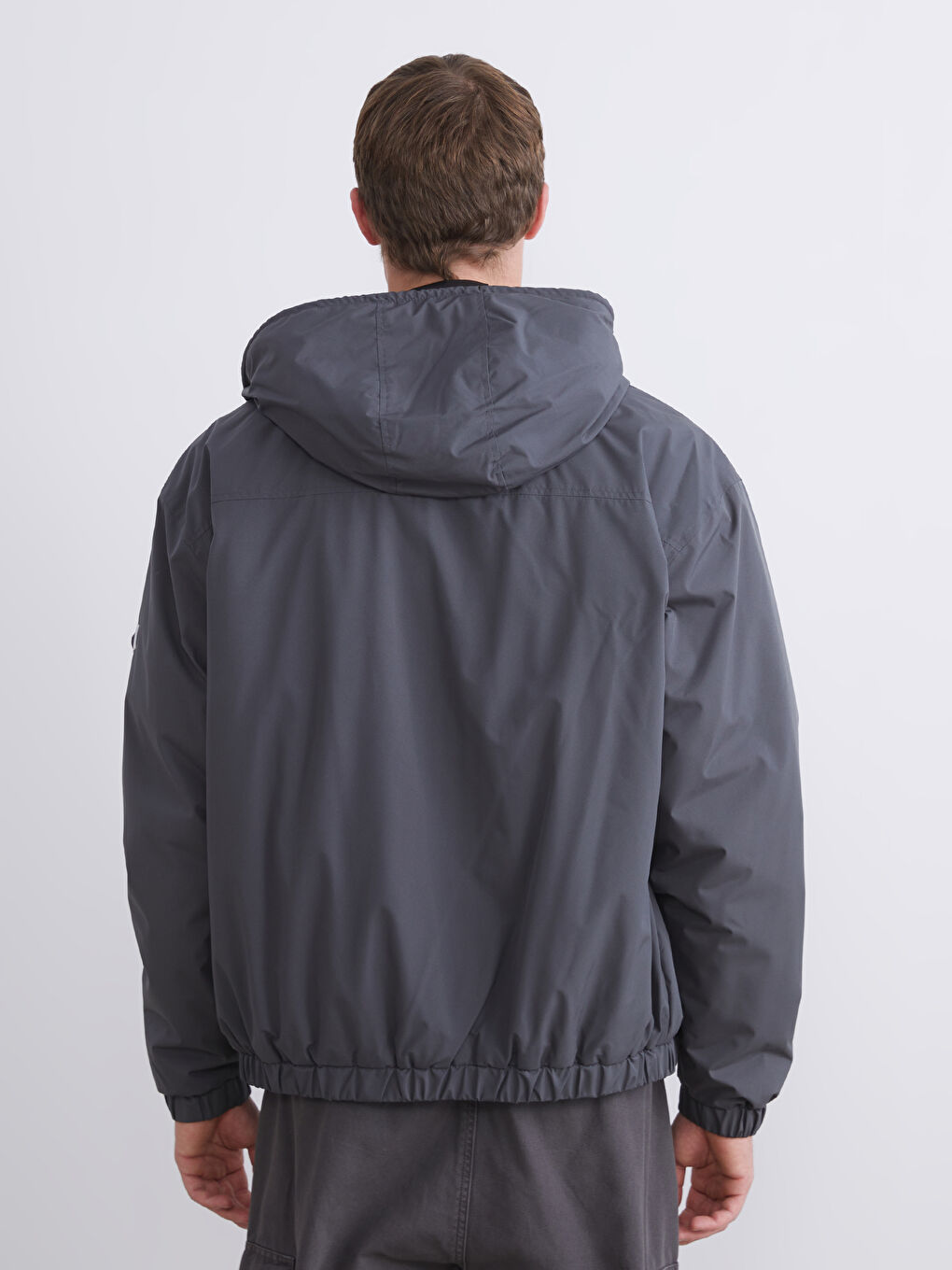 XSIDE Relaxed Fit Hooded Men's Medium Thickness Coat -W53138Z8-JPT