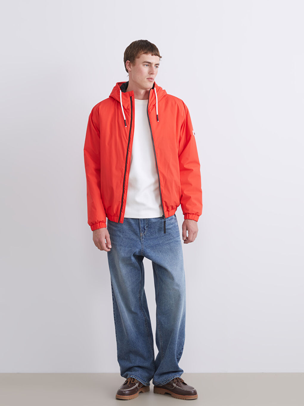 XSIDE Relaxed Fit Hooded Men's Medium Thickness Coat -W53138Z8-V5H