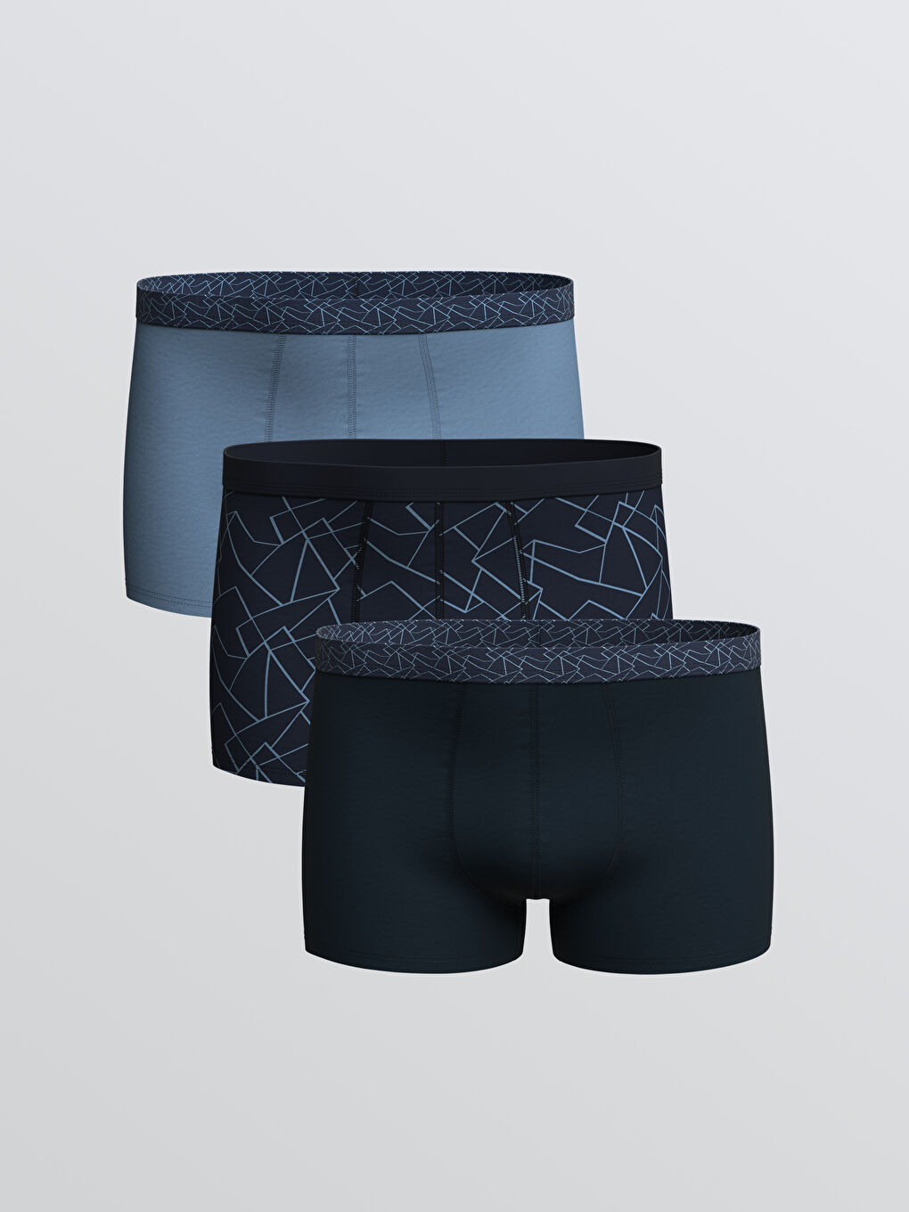 LC WAIKIKI Standard Fit Cotton Stretch Men's Boxer 3-pack -W53145Z8-LSJ