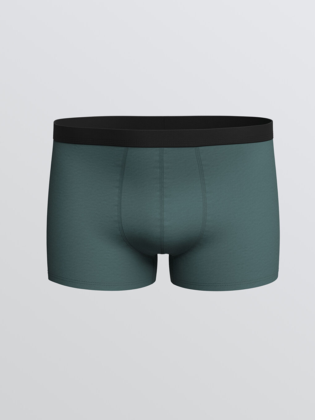 Стандартна кройка памучни еластични боксерки за мъже 3 опаковки-3