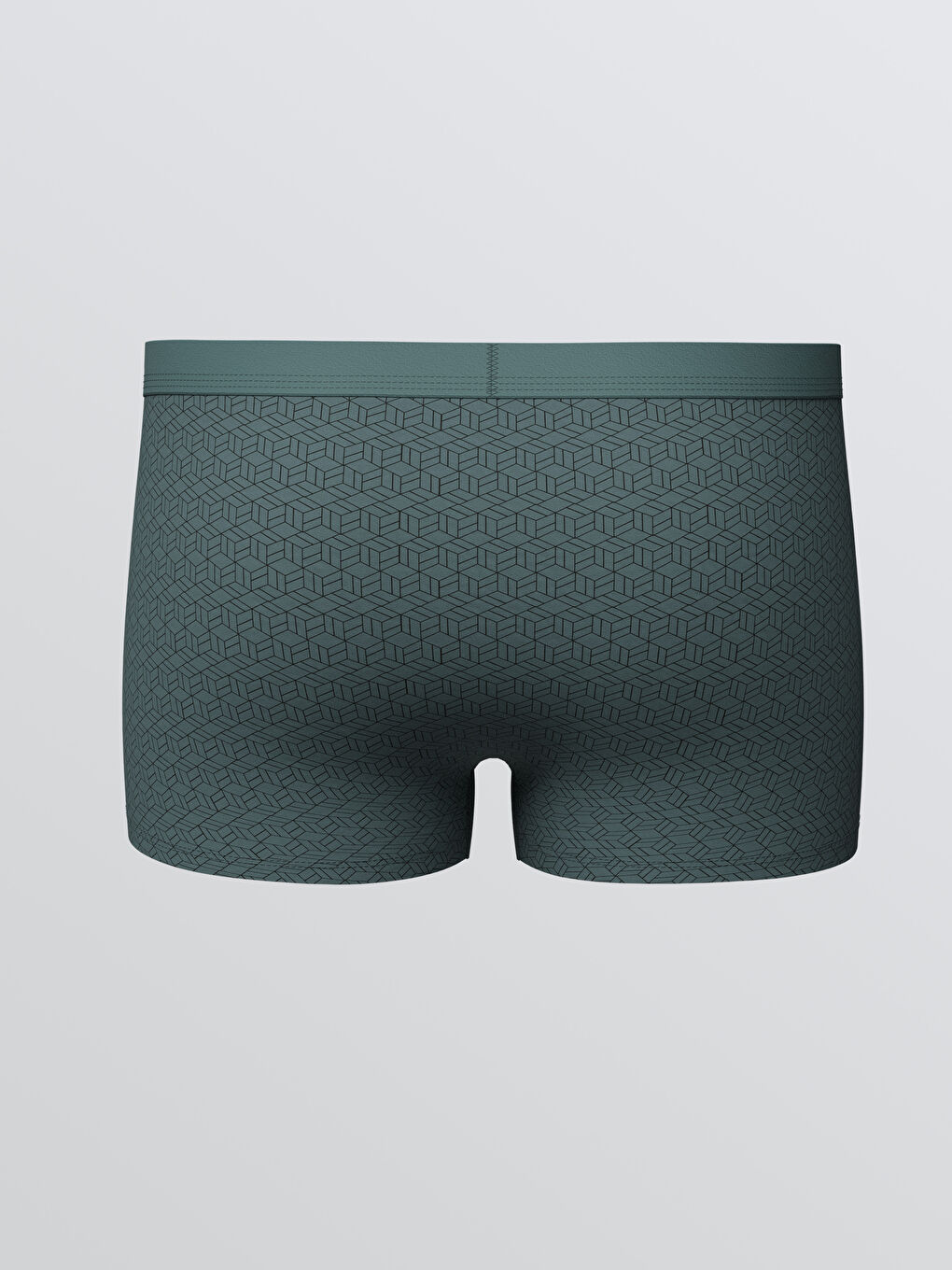 Стандартна кройка памучни еластични боксерки за мъже 3 опаковки-4