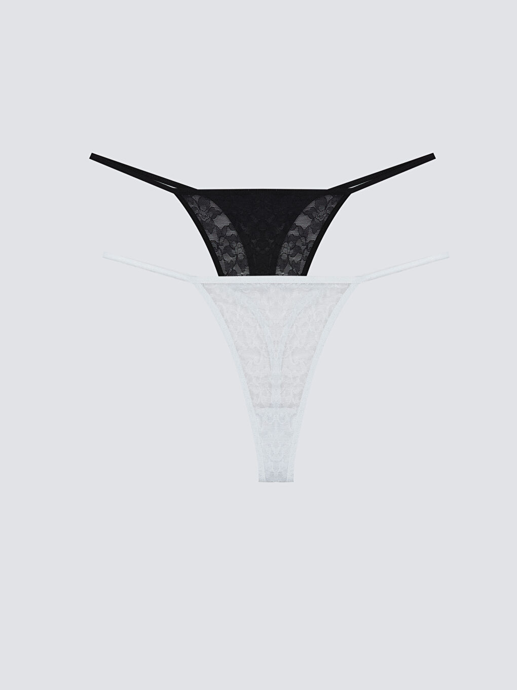 LCW DREAM 2-piece Lace Thong Briefs -W53162Z8-CVL