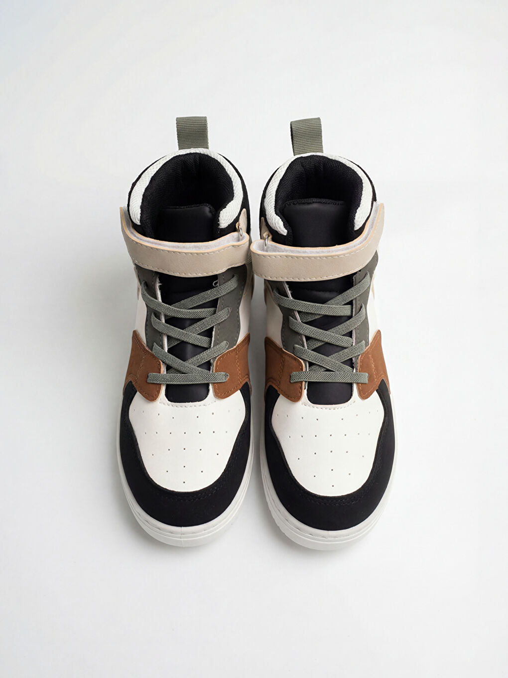 Deri Görünümlü Bilek Boy Erkek Çocuk Spor Ayakkabı-4