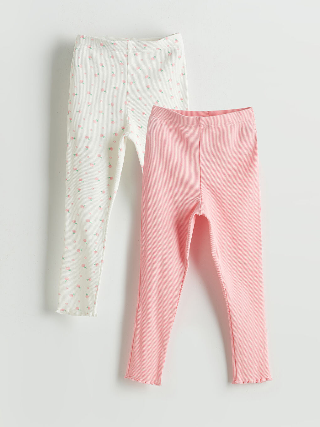 LCW Kids پەیجەما بۆ کچان بە کەمەر لاستیکی ٢ دانە پێکەوە -W53170Z1-QX9