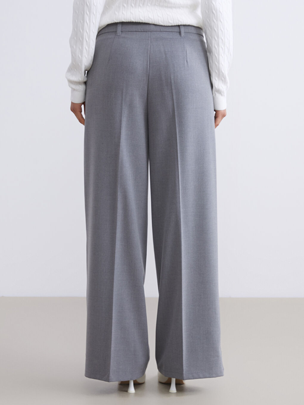 LCW Modest سروال واسع بقصة عادية نساء -W53178Z8-LAL