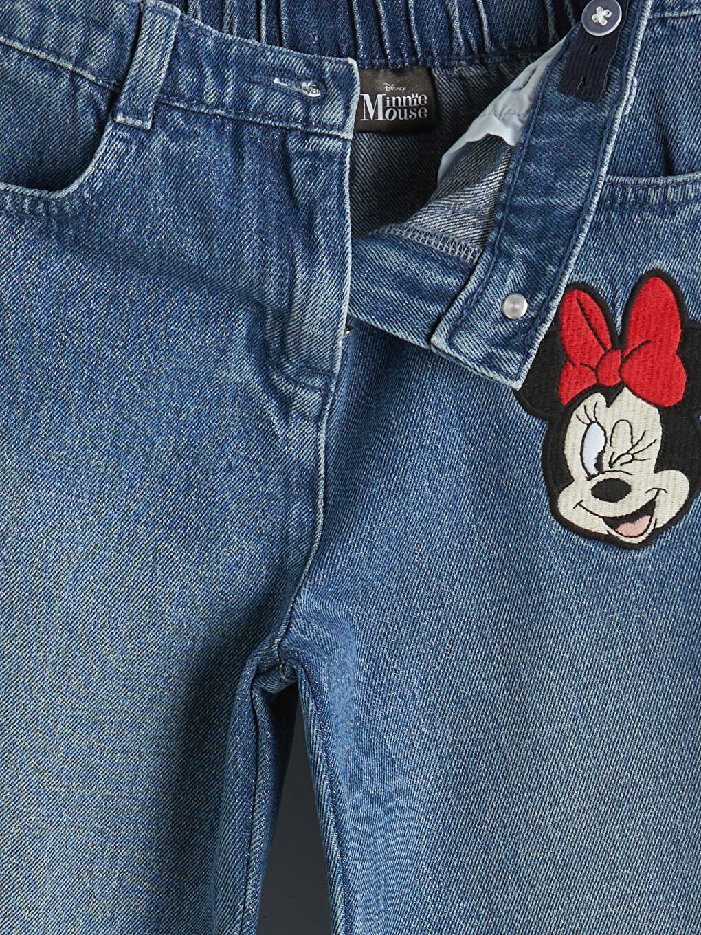 LCW Kids Minnie Mouse Printed Girl Jeans -W53187Z1-507