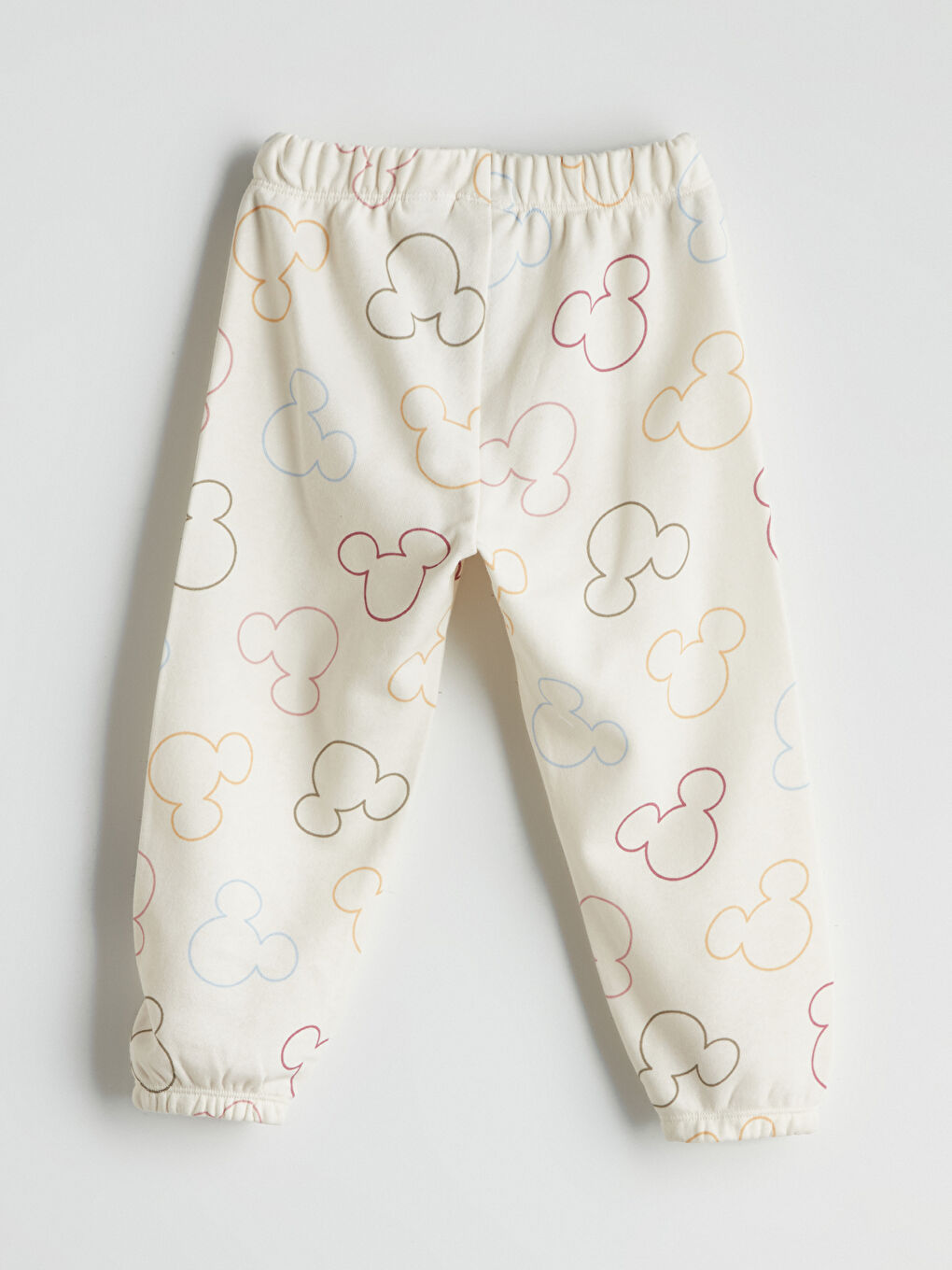 LCW Kids Elasticated Waist Minnie Mouse Printed Girls' Jogger Sweatpants -W53193Z1-LRA