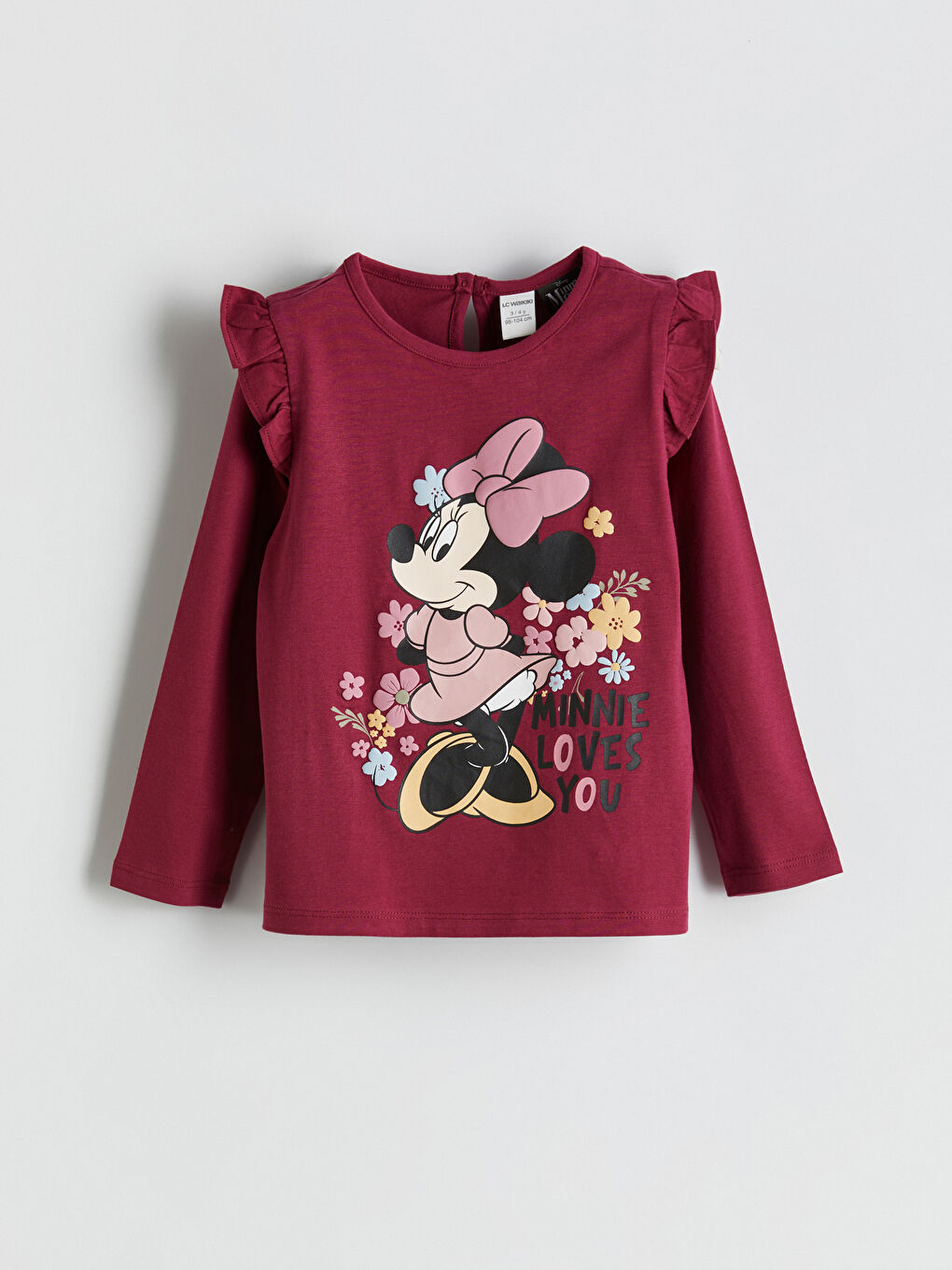 LCW Kids Minnie Mouse Printed Girls' Blouse and Leggings Trousers 2 Pack -W53198Z1-HFC
