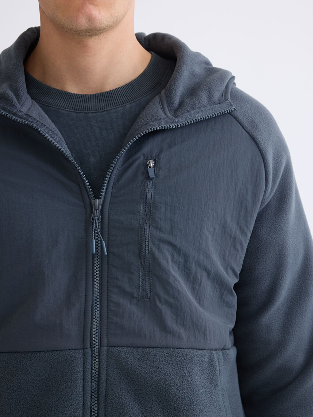XSIDE ACTIVE Man GREY Zip-Up Sweatshirt -W53213Z8-LZF