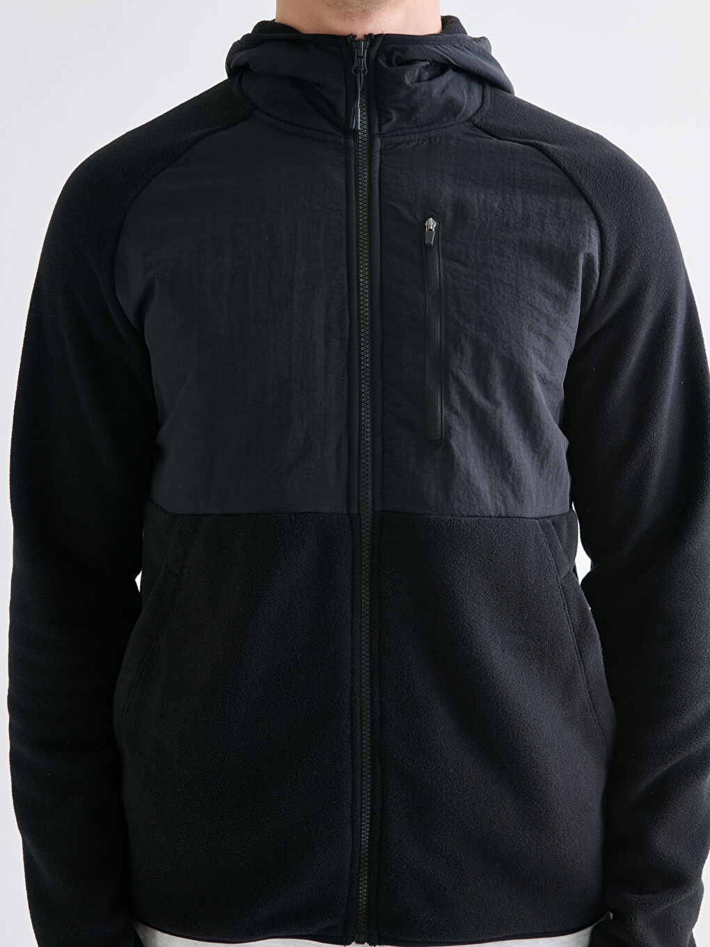 XSIDE ACTIVE Man BLACK Zip-Up Sweatshirt -W53213Z8-CVL