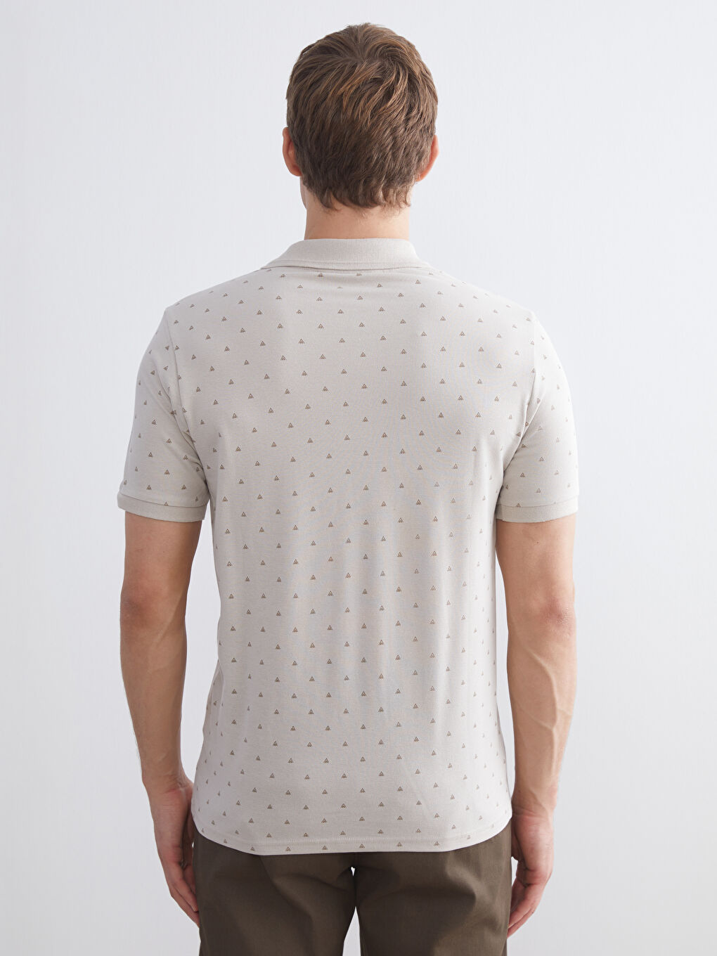 LCWAIKIKI Classic Polo Neck Patterned Pique Men's T-Shirt -W53214Z8-YYF