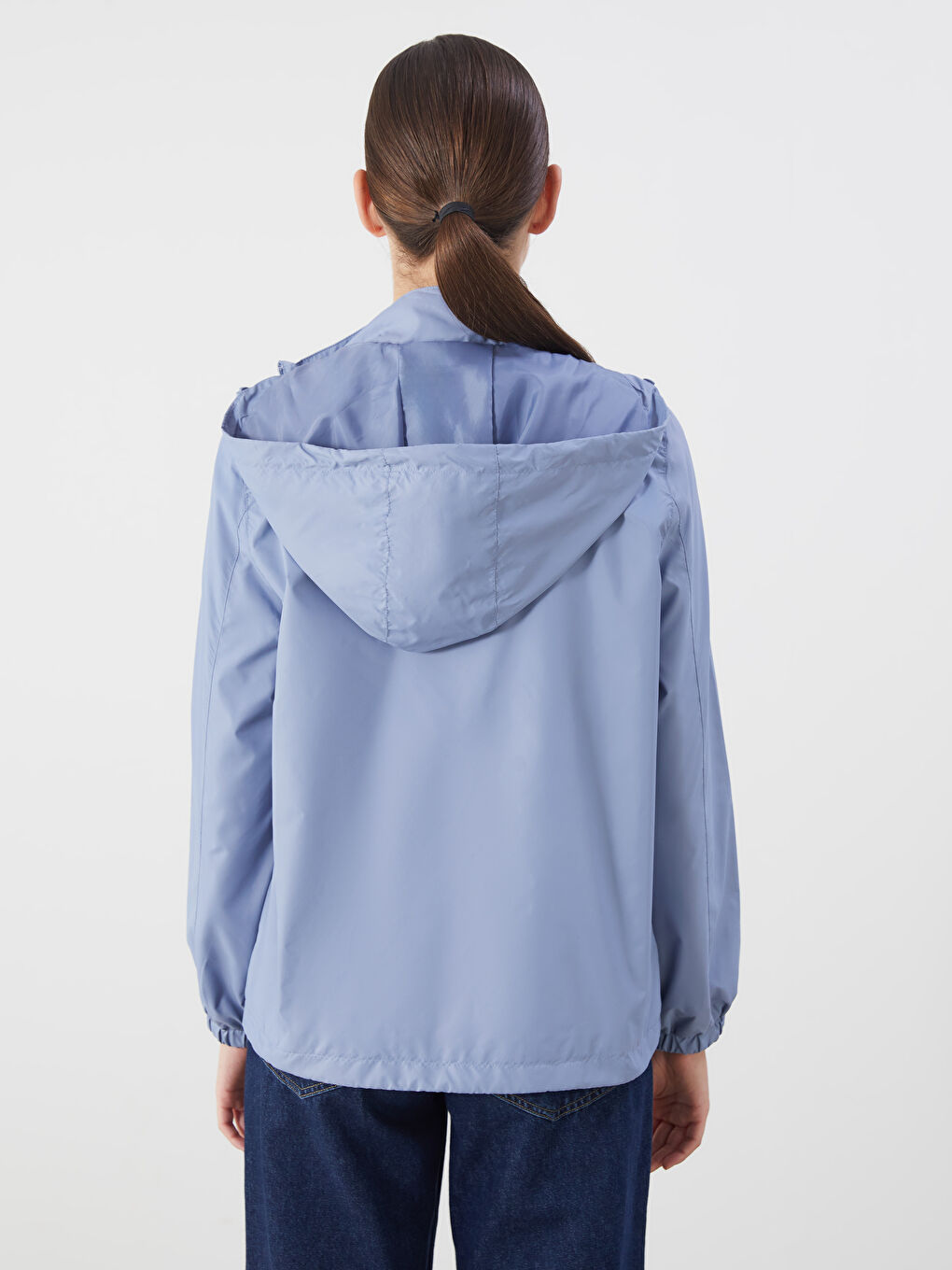 LCWAIKIKI Classic Hooded Women's Raincoat -W53232Z8-CV6