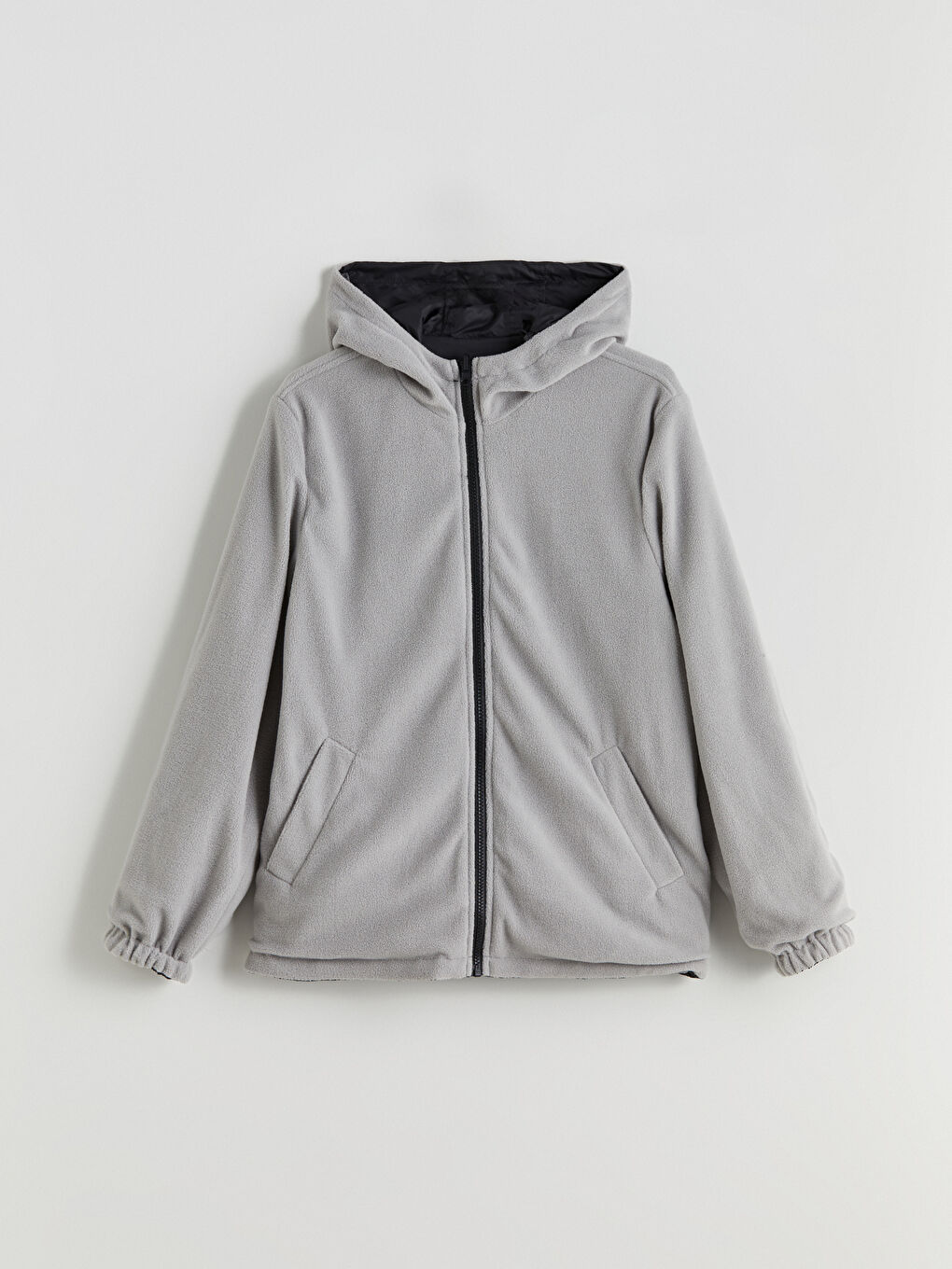 LCWAIKIKI Classic Hooded Plain Reversible Women's Coat -W53234Z8-CVL