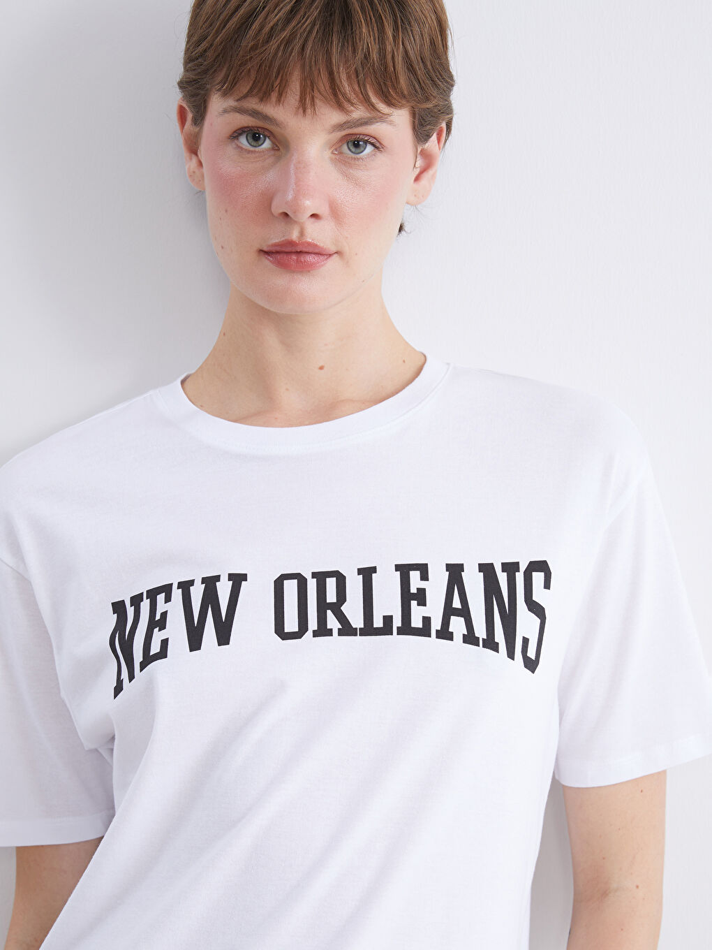 LCW Vision Woman WHITE T-Shirt -W53242Z8-Q6K
