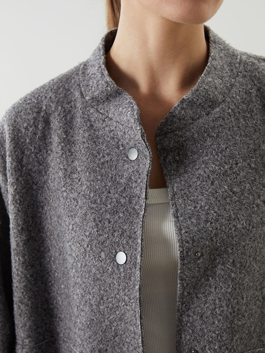 Бомбер з коміром коледж оверсайз для жінок-2