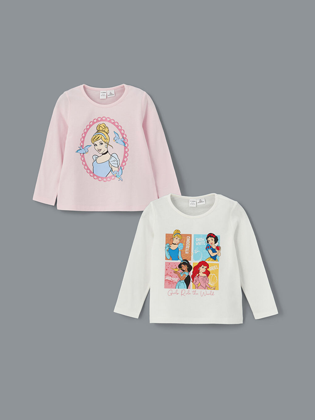 LCW Kids تيشيرت بيج فاتح / ايكرو فتاة -W53265Z1-R9J