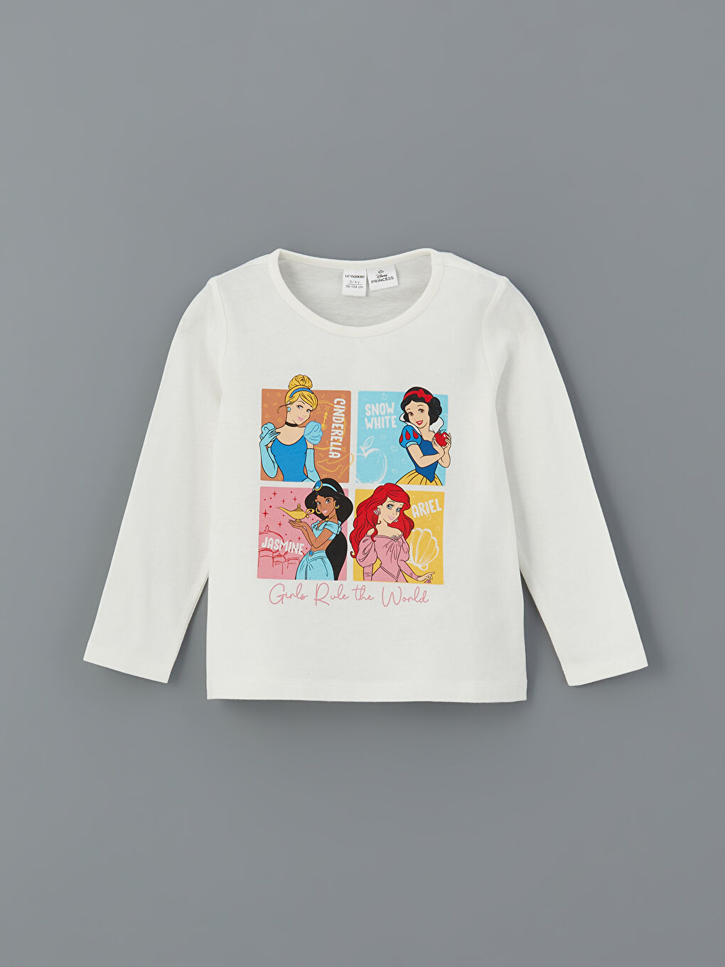 LCW Kids تيشيرت بيج فاتح / ايكرو فتاة -W53265Z1-R9J