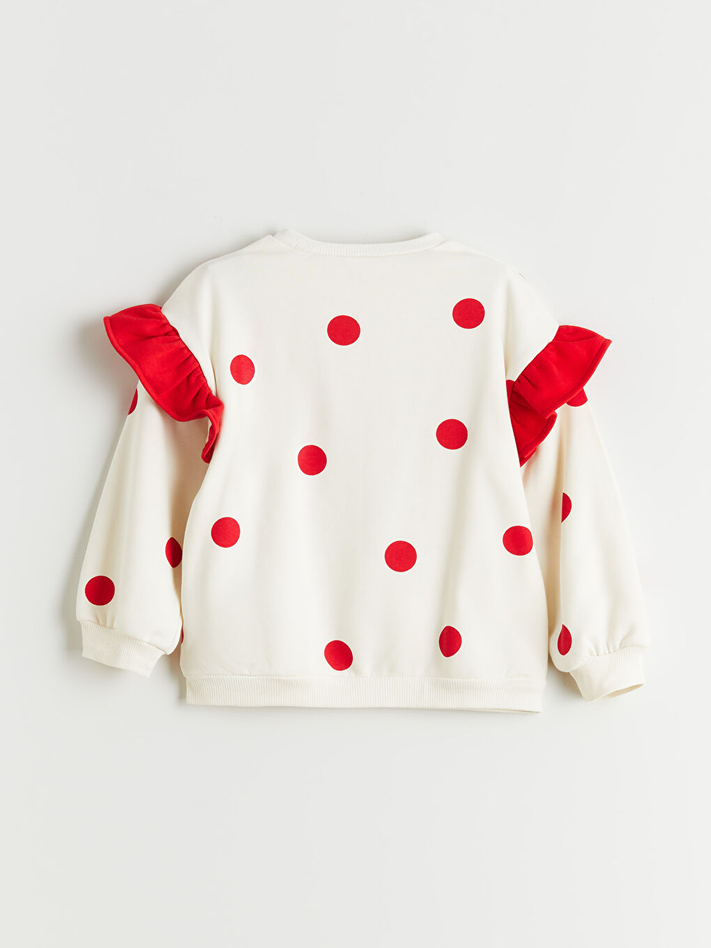 Thick Minnie Mouse Printed Girls' Sweatshirt-2