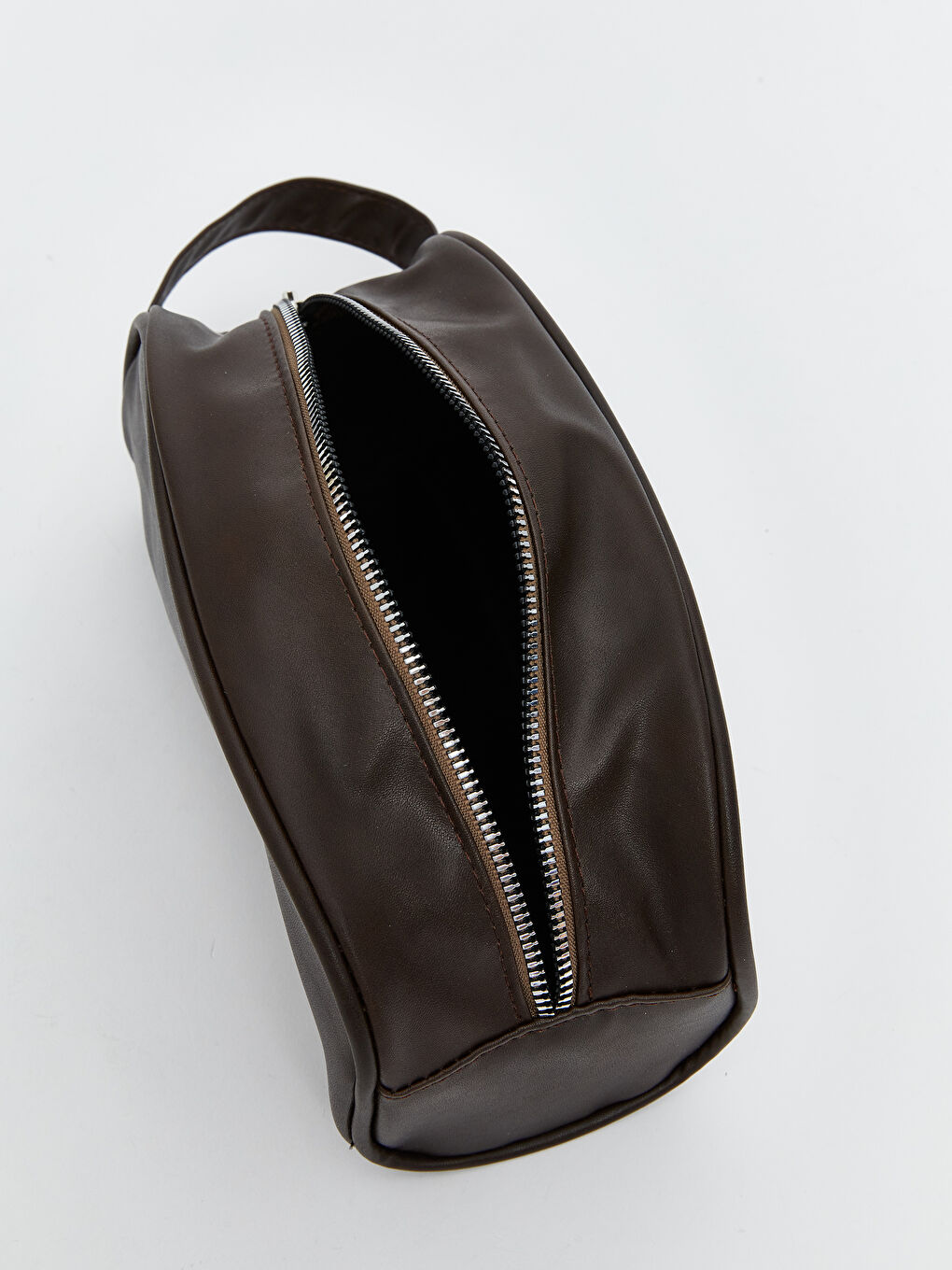 Kahverengi Deri Görünümlü Erkek El Çantası-2