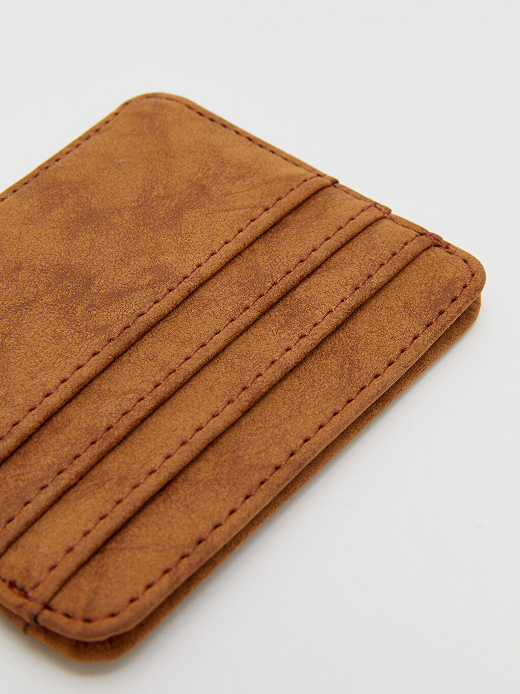 Kahverengi Deri Görünümlü Erkek Kartlık-2