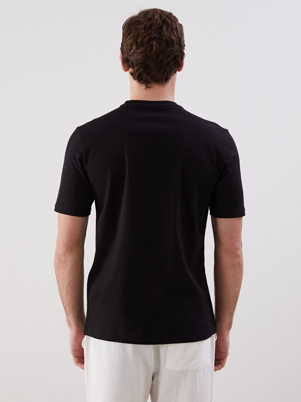 LCWAIKIKI Classic Crew Neck Printed Jersey Men's T-Shirt -W53300Z8-CVL