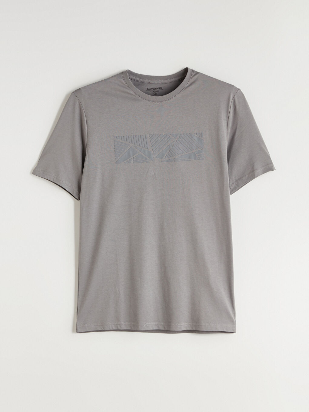 LCWAIKIKI Classic Crew Neck Printed Jersey Men's T-Shirt -W53300Z8-YLT