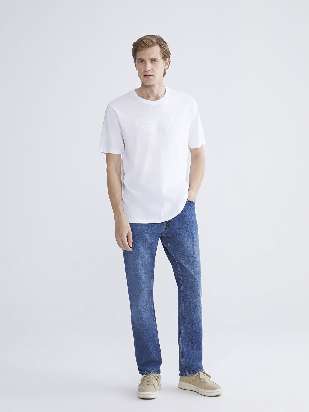 Crew Neck Men's T-Shirt-1