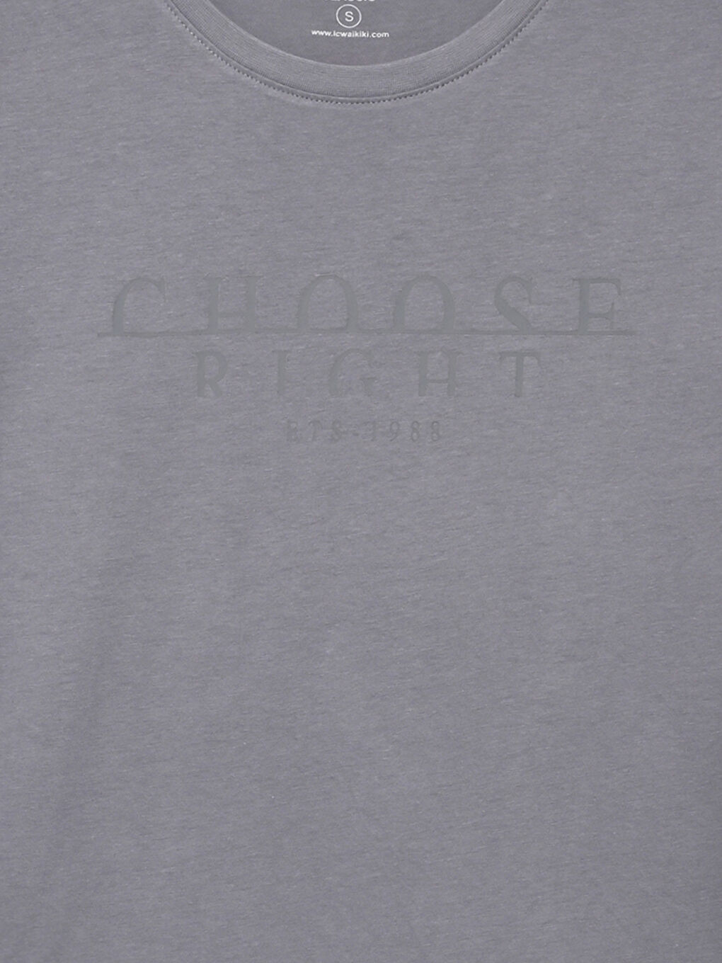 Rundhalsausschnitt Herren T-Shirt-6