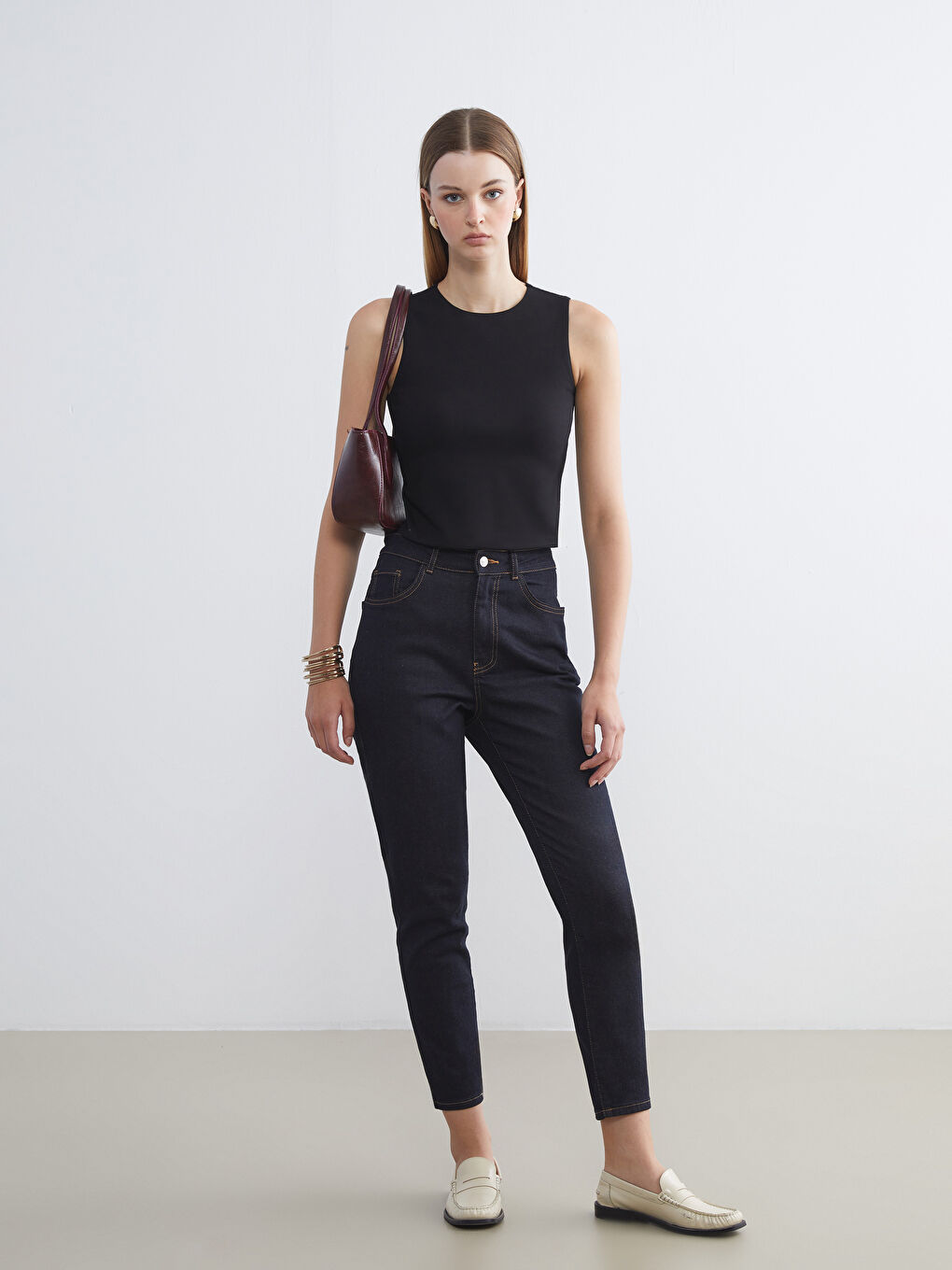 LCW Vision Crew Neck Women's Tank Top -W53323Z8-CVL